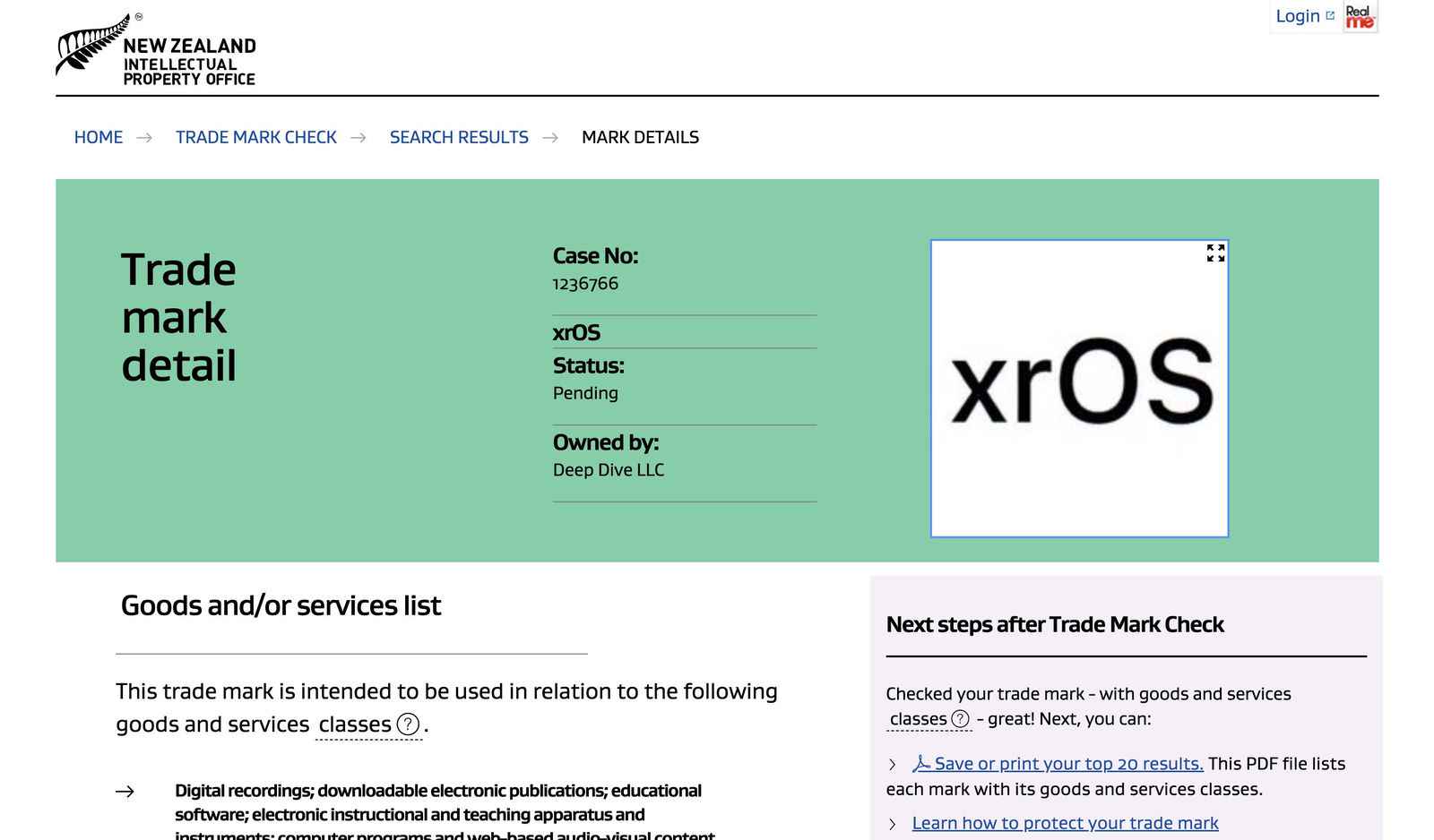 xrOS已经由一家名为Deep Dive LLC的公司在新西兰注册-Applehub心动未来官网